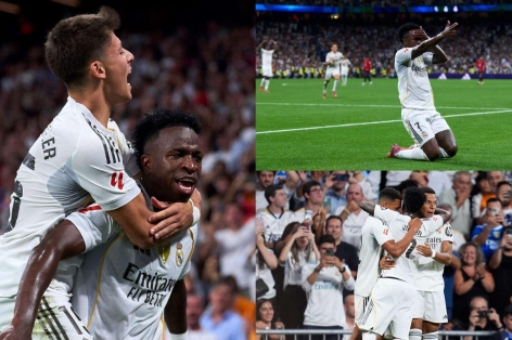 Vinicius Jr tỏa sáng, Real Madrid thắng nghẹt thở tại La Liga