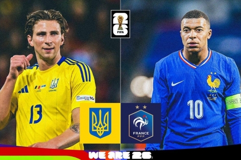 Trực tiếp Pháp vs Ukraine, 1h45 hôm nay 5/9/2025