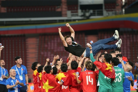 Báo Hàn Quốc thốt lên 1 điều khi U22 Việt Nam lên ngôi SEA Games