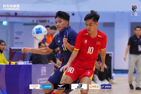 Truyền thông Thái Lan hào hứng khi đánh bại Việt Nam 2-1 ở giải trẻ Futsal ĐNÁ