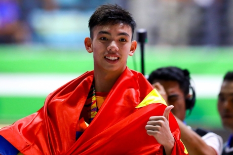 Nguyễn Huy Hoàng cán đích thứ 2 trong ngày ra quân Olympic
