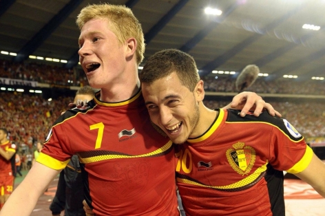 De Bruyne, Hazard 'song kiếm hợp bích' giúp ĐT Bỉ thắng nghẹt thở