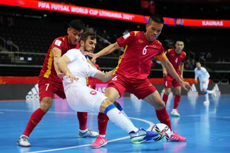 Lịch thi đấu vòng 1/8 FIFA Futsal World Cup 2021