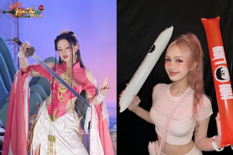 Xoài Non hóa thân thành đệ tử phái Nga Mi trong tựa game Kiếm Thế huyền thoại