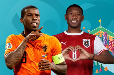Xem trực tiếp Hà Lan vs Áo - Euro 2021 ở đâu? Kênh nào?