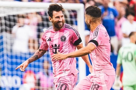 Trực tiếp New England 1-2 Inter Miami: Messi lập cú đúp!