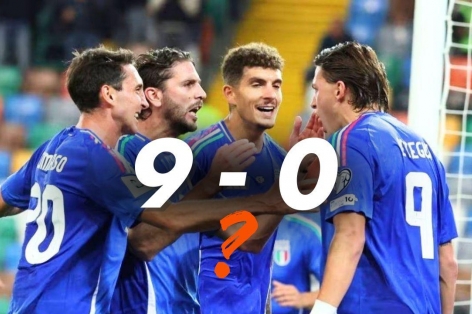 Kịch bản 'không tưởng' để Italia giành vé trực tiếp World Cup 2026: Thắng Na Uy của Haaland với cách biệt 9 bàn
