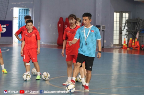 ĐT futsal nữ Việt Nam đổi kế hoạch tập huấn trước SEA Games 31