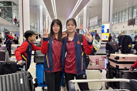 U17 nữ Việt Nam trở về sau chuyến tập huấn ở Đức