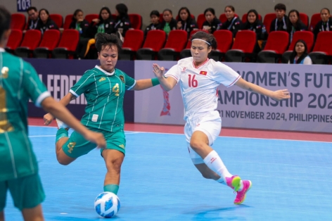 Trực tiếp futsal nữ Việt Nam 3-0 Indonesia: Quá áp đảo