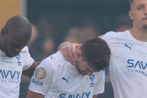 Rúben Neves và João Cancelo khóc nức nở trong phút mặc niệm Diogo Jota