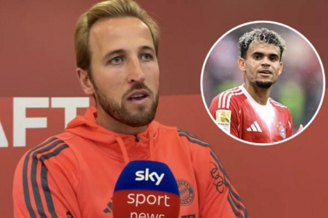Harry Kane chỉ thẳng 'rào cản' của Luis Diaz ở Bayern