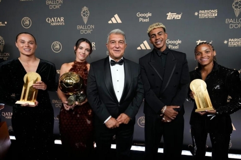 Barca thống trị lịch sử Quả Bóng Vàng với kỷ lục tuyệt đối