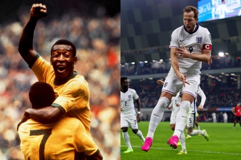 Harry Kane vượt cột mốc lịch sử của huyền thoại Pele