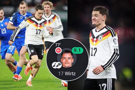 Florian Wirtz thể hiện đẳng cấp, giúp tuyển Đức dự World Cup