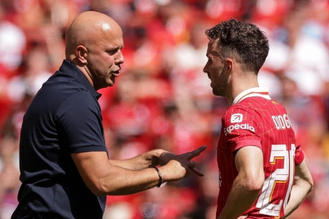 Slot: 'Liverpool sa sút không phải vì Diogo Jota'