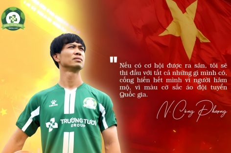 Công Phượng nói thật lòng khi được trở lại ĐT Việt Nam