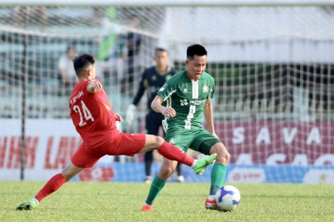 Trực tiếp Bình Phước 0-0 Long An: Bắt buộc phải thắng
