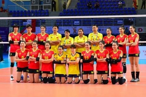 Việt Nam 'nhấn chìm' Indonesia ngày ra quân bóng chuyền nữ SEA Games 31