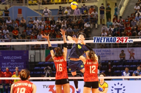 Chung kết bóng chuyền nữ SEA Games 31: Việt Nam đại chiến Thái Lan