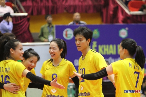 Xác định 2 đội bóng chuyền 'đầu tiên' vào chung kết Cúp Hùng Vương 2023