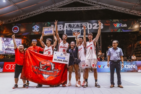Thang Long Warriors lần 2 vô địch chặng tại VBA 3x3 Prime 2023