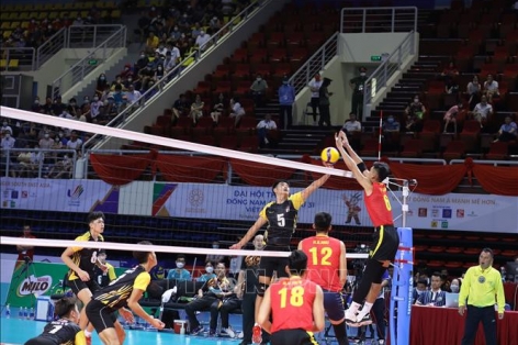 Vượt ải Malaysia, bóng chuyền Nam Việt Nam ghi danh vào bán kết SEA Games 32