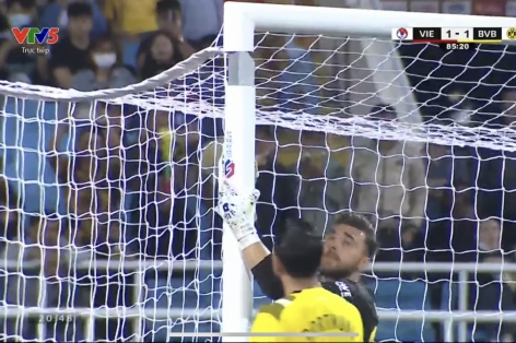 Đại diện sân Mỹ Đình nói gì về sự cố hỏng cầu môn trong trận thắng Dortmund?