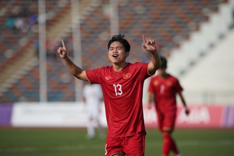 VIDEO: Bàn mở tỷ số của U22 Việt Nam trước U22 Myanmar