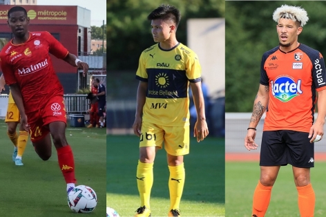 Cùng Quang Hải, 2 cầu thủ Việt kiều thể hiện ấn tượng tại Ligue 2