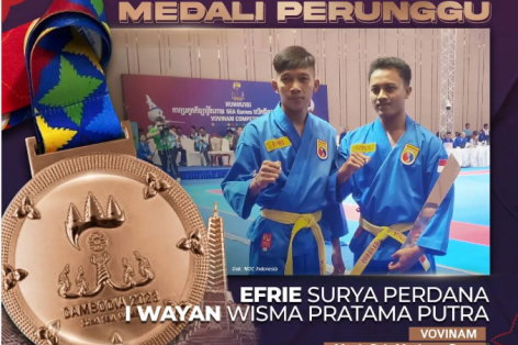 Cán bộ trại giam Indonesia đoạt huy chương ở SEA Games 32