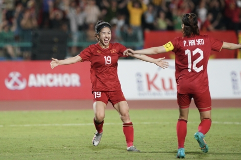 VIDEO: 'Hotgirl' Thanh Nhã bứt tốc xé lưới Myanmar tại chung kết SEA Games 32