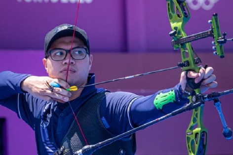 Tay cung Nguyễn Hoàng Phi Vũ ngậm ngùi rời Olympic 2021