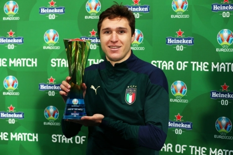 Federico Chiesa: 'Tây Ban Nha chơi hay nhưng chưa đủ'