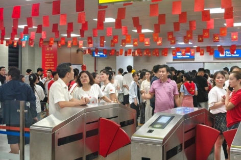 Thử nghiệm định danh điện tử và nhận diện sinh trắc học trên tuyến tàu điện Cát Linh - Hà Đông