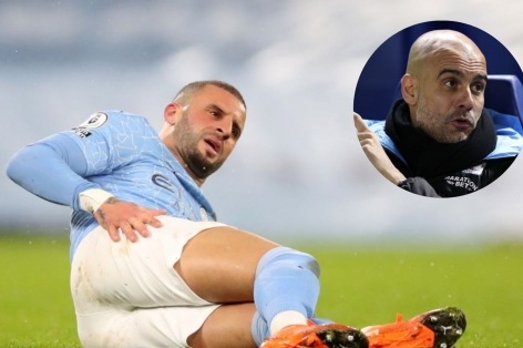 Lộ diện cái tên thay thế Kyle Walker khi Man City đấu Arsenal