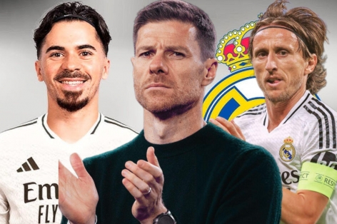 Xabi Alonso xác định xong tiền vệ đẳng cấp thay thế Luka Modric