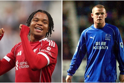 Thần đồng 2k8 của Liverpool đạt cột mốc ngang ngửa Wayne Rooney