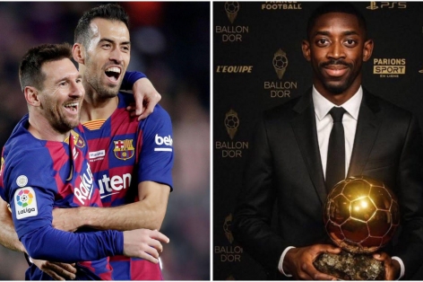 Đồng đội Messi bầu cho Dembele giành Quả bóng Vàng