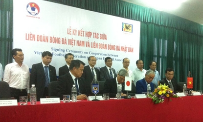 LĐBĐ Việt Nam VFF hợp tác với LĐBĐ Nhật Bản JFA