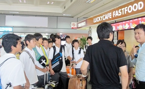 U15 Fukushima – Nhật Bản đã có mặt tại Việt Nam để tập huấn