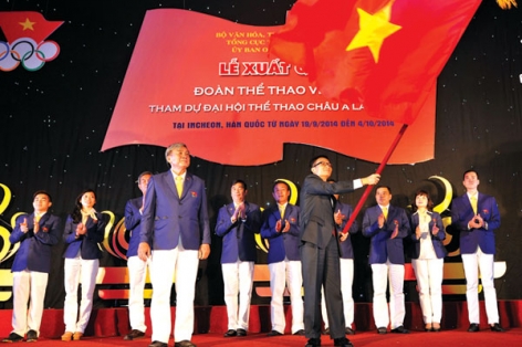 Đoàn TTVN xuất quân tham dự Asiad 2014