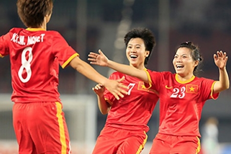 Kết thúc năm 2014: ĐT nữ Việt Nam vẫn xếp sau Thái Lan