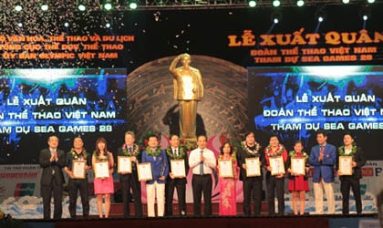 Đoàn TTVN xuất quân dự SEA Games 28: Giữ vững Top 3