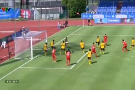VIDEO: Những pha uy hiếp khung thành liên tiếp của U23 Việt Nam