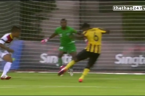 VIDEO: U23 Malaysia mở tỉ số phút 12