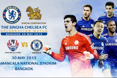 Video clip bàn thắng: Thái Lan All Stars - Chelsea FC (Giao hữu quốc tế)