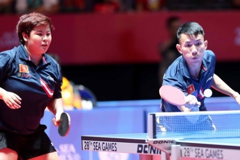 Bóng bàn Việt Nam cầm chắc tấm HCĐ thứ 2 tại SEA Games 28