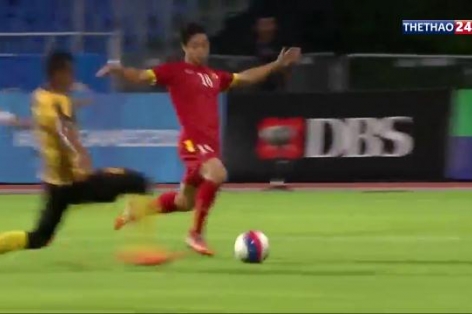 Video SEA Games 28: Tổng hợp những pha chặt chém của các cầu thủ U23 Malaysia