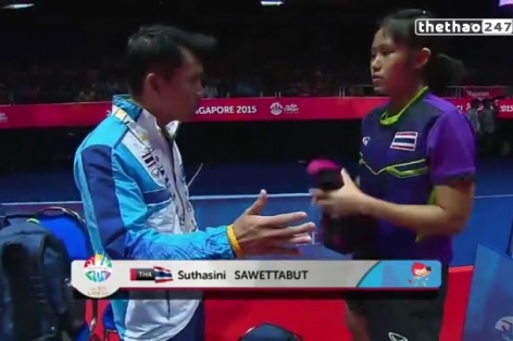 VIDEO: Đối thủ của bóng bàn Việt Nam ở bán kết gây chấn động ở SEA Games
